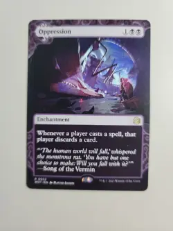 MTG Oppression Wilds of Eldraine: Enchanting Tales 0032 Regular Rare - Image 1