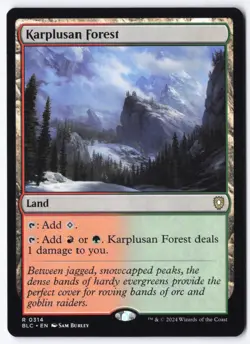 Karplusan Forest R Commander: Bloomburrow 314 NM - Image 1