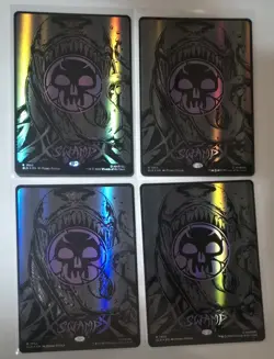 4x Swamp 1952 Raised Foil Marvel's Spider-Man: Mana Symbiote Secret Lair - Image 1