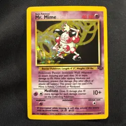 Pokemon TCG Mr. Mime Jungle 6/64 Holo Unlimited Holo Rare - Image 1