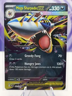 Pokemon TCG - Mega Sharpedo Ex 061/094 Phantasmal Flames - Image 1