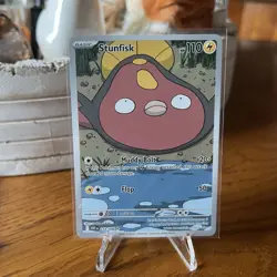 Pokemon TCG Stunfisk 118/086 Sv: White Flare Holo NM - Image 1