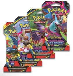 X8 New 2025 Pokemon Mega Evolution Phantasmal Flames Sleeved Booster Pack Lot - Image 3