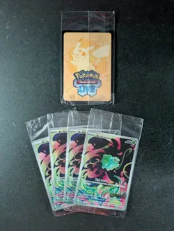 2025 Pokemon Mega Evolution MEG EN 133/132 BULBASAUR Lots Of 5 Box Topper Promo - Image 2