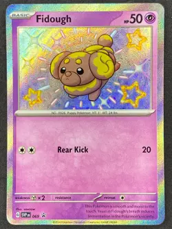 Pokemon Fidough SVP069 SV Black Star Promo NM - Image 1