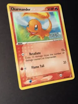 2006 Pokemon EX Crystal Guardians Charmander Reverse Holo #48/100 - Image 2