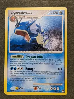 Pokemon Gyarados 26/123 D&P Mysterious Treasures Non-Holo Rare - Image 1