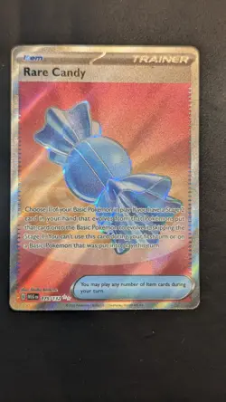 Rare Candy Full Art Ultra Rare 175/132 Pokemon Mega Evolution Pack Fresh - Image 1
