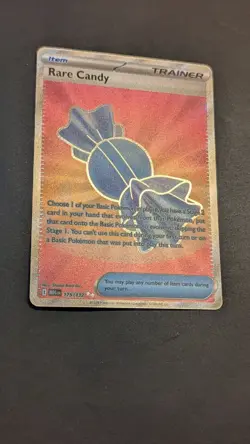 Rare Candy Full Art Ultra Rare 175/132 Pokemon Mega Evolution Pack Fresh - Image 2