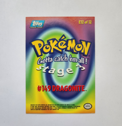 1999 TOPPS POKEMON #149 Holo Dragonite Stage 3 E12 LP - Image 2