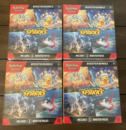 Pokemon TCG SV8 Surging Sparks Booster Bundle Lot - 4 Sealed Boxes - Lot 2 - Image 2