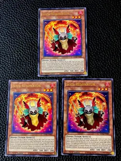 Soul Resonator (X3) SDCK-EN001 Yugioh 1st Edition (New) Ultra Rare - Image 1