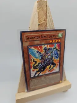 Yu-Gi-Oh! TCG Gladiator Beast Equeste 1st Edition TDGS-EN024 Near Mint Condition - Image 2