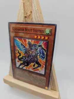 Yu-Gi-Oh! TCG Gladiator Beast Equeste 1st Edition TDGS-EN024 Near Mint Condition - Image 3