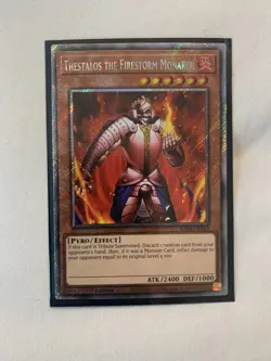 Thestalos the Firestorm Monarch - RA03-EN143 - Platinum - NM Yugioh - Image 1