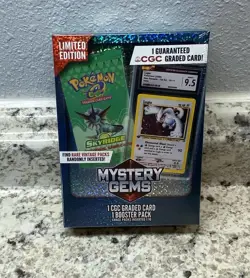 Pokemon Mystery Gems 1 CGC Graded Card & Booster Pack 2025! New Limited Edition. - Image 3