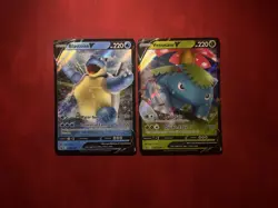 Blastoise V SWSH101 & Venusaur V SWSH100 Holo ?EXCLUSIVE? Promo Card Pokemon TCG - Image 1