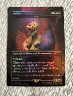 Anima (Grief) Rainbow Foil Final Fantasy Secret Lair Bonus Card - Image 1