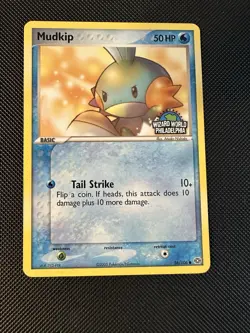 Mudkip Wizard World Philadelphia 56/106 ex Emerald 2005 Pokemon Promo card NM - Image 1