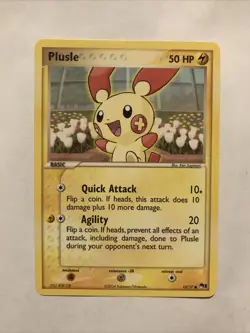 Plusle - 13/17 - Common Pokemon POP Series 1 Promo Card - Image 1