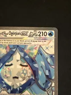 Wellspring Mask Ogerpon EX Holo Pokemon TCG Card 194/167 Twilight Masquerade - Image 4