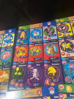 13 Uncut sheets Pokemon Cards Burger King Pokemon Movie Card Promo 1999 - Image 5