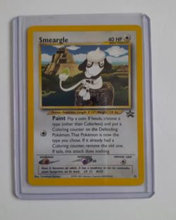 Vintage Pokemon Smeargle Black Star Promo No 32 Card World Championship 2000 - Image 2