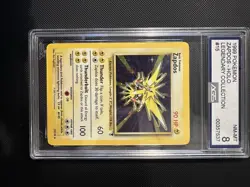 Pokemon TCG Zapdos Legendary Collection Holo Card 19/110 Rare AGS Graded 8 - Image 1