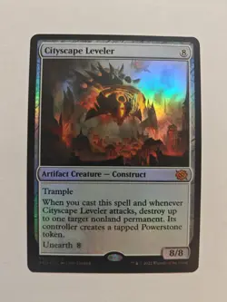 MTG - Cityscape Leveler (Foil) - Brothers War - Magic The Gathering - NM Card - Image 1