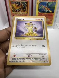 Meowth Gold Border Fruit Roll Up Promo 56/64 Pokemon TCG RARE NM - Image 3