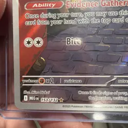 Gumshoos 153/132 Illustration Rare Pokemon Mega Evolution - Image 2