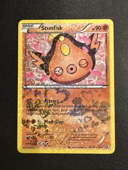 Stunfisk RC12/RC25 Legendary Treasures: Radiant Collection Holo Pokemon - Image 1