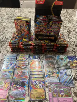 Pokemon Mega Evolution Booster Box OPENED All Bulk Included 113 PACKS TOTAL OPEN - Image 1