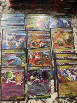 Pokemon Mega Evolution Booster Box OPENED All Bulk Included 113 PACKS TOTAL OPEN - Image 2