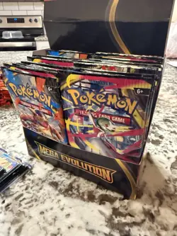 Pokemon Mega Evolution Booster Box OPENED All Bulk Included 113 PACKS TOTAL OPEN - Image 4