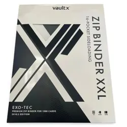 Vault X SV10.5 Pokemon Binder 16 Pocket XXL Black Bolt White Flare New Sealed - Image 1