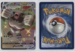 Shiny Full Art - Rillaboom VMAX Pokemon Sword & Shield Shining Fates Vault - Image 3