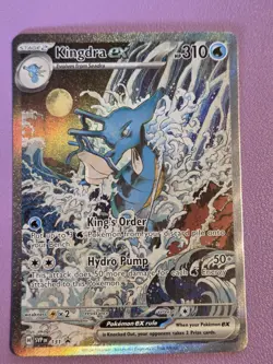 Kingdra ex SVP131 Pokemon Scarlet & Violet Black Star Promo Pokemon TCG NM - Image 1