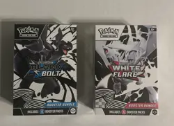 Pokemon Center TCG Scarlet & Violet Black bolt & White flare Booster Bundle SET - Image 1
