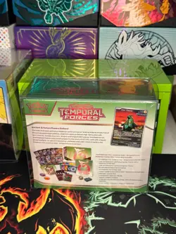 Pokemon Center Temporal Forces Elite Trainer Box Iron Leaves + protective case - Image 2