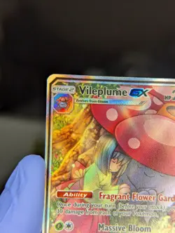 🔥💹 NM 2019 Vileplume GX (Full Art) 211/236 Sm-Cosmic Eclipse Holo Pokemon - Image 2