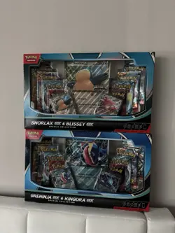 Pokemon TCG: Greninja Kingdra EX Snorlax Blissey EX EXCLUSIVE COLLECTION BOX LOT - Image 1