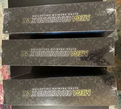 POKEMON MEGA EVOLUTIONS PHANTASMAL FLAMES MEGA CHARIZARD EX UPC LOT OF 3 BOXES - Image 5