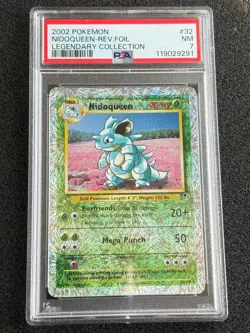 PSA 7 Nidoqueen Legendary Collection 2002 Reverse Foil #32 Pokemon - Image 2