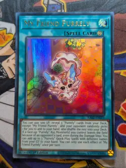 My Friend Purrely RA02-EN071 Ultra Rare 1st Edition YuGiOh TCG Card NM - Image 1