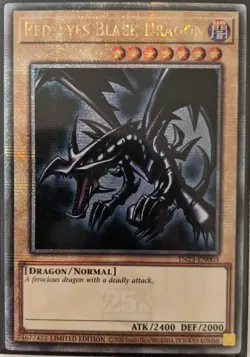 YuGiOh Red-Eyes Black Dragon Quarter Century Secret Rare TN23-EN003 - Image 1