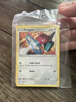 Pokemon Porygon 12/12 Holo Promo Card McDonald's 2018 Sealed Condition - Image 3