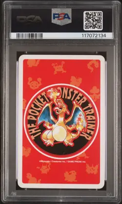 1996 POKEMON RED VERSION PLAYING CARDS ACE OF HEARTS #007 SQUIRTLE PSA 5 - Image 2