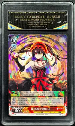 2025 Weiss Schwarz Cards JPN. Kurumi Tokisaki RR FDL/W120-077 PCG 9.5 MINT - Image 1