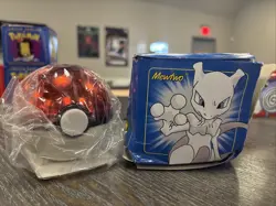 1999 Pokemon Limited Edition MEWTWO 23K Gold-Plated Trading Card (SEALED) Blue - Image 1